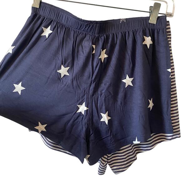 NEW JENNI INTIMATES BUNDLE OF TWO Pajama Shorts Blue Size XS Loungewear - Picture 2 of 5